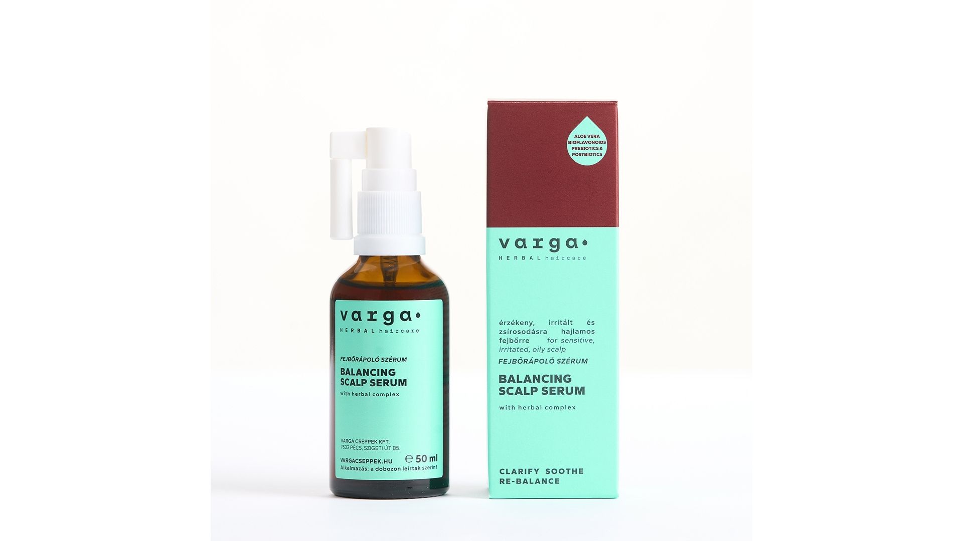 Varga Herbal fejbőr ápoló szérum az egészséges fejbőrért