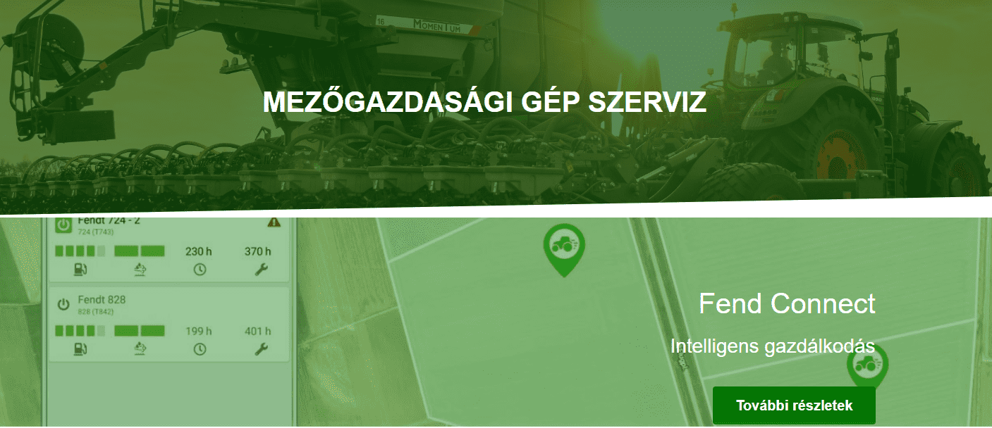 mezőgazdasági gép szerviz